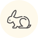 ウサギのアイコン