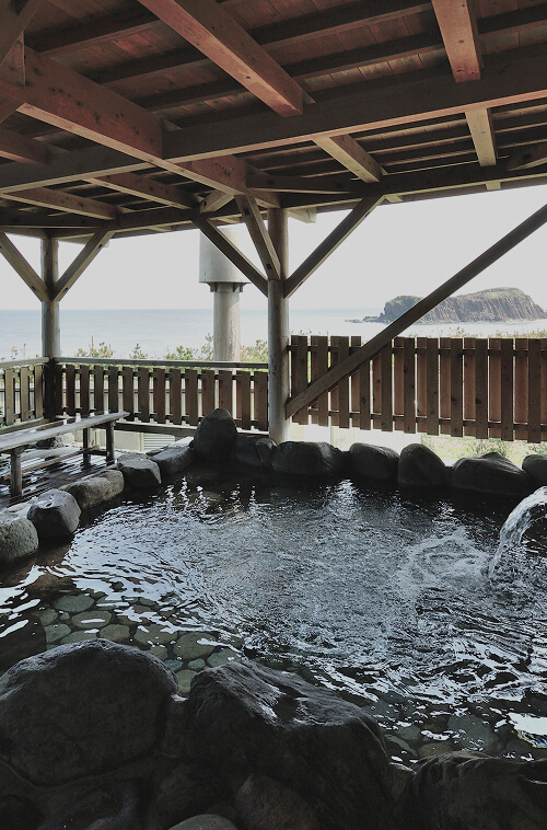 月霞の温泉