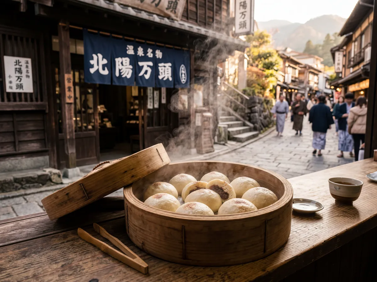 温泉まんじゅう