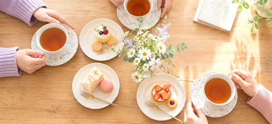 お茶会の様子
